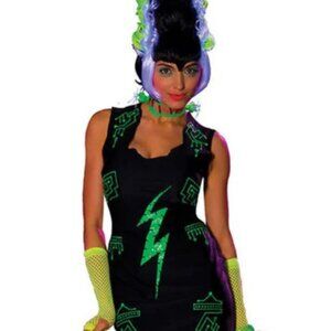 Rubie's Costume Haunted Rave Glow-in-dark Franken Bride Costume OS up to Size 12
